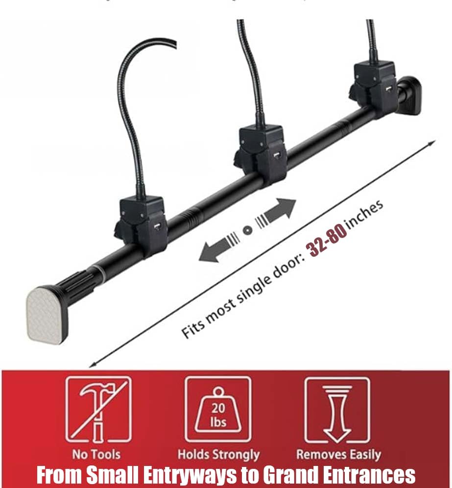 Universal Fit Front Door Garland Hanger 32-80 Adjustable