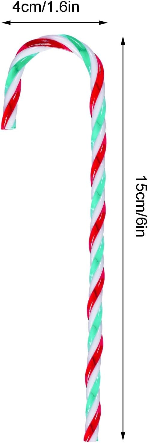 30 Pcs Christmas Candy Cane Ornament Set