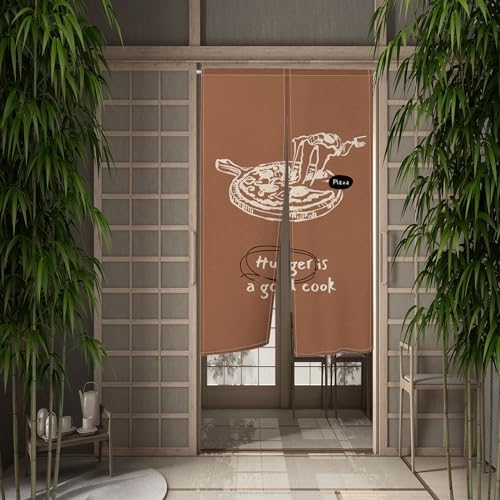Leowefowa Noren Doorway Curtain Kitchen Privacy Panel