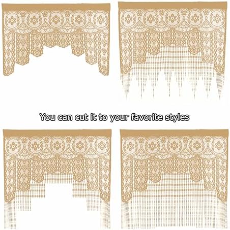 Atsweetlife Lace Door String Curtain 39x79in