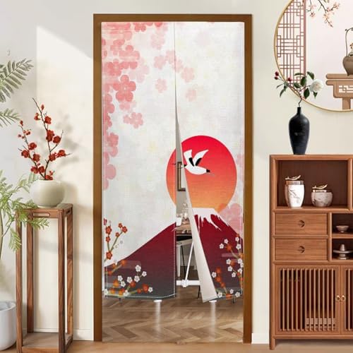 Long Japanese Noren Door Curtain Boho Style