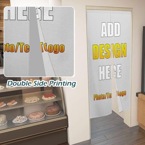 Customized Japanese Door Curtain Noren with Picture 335x472