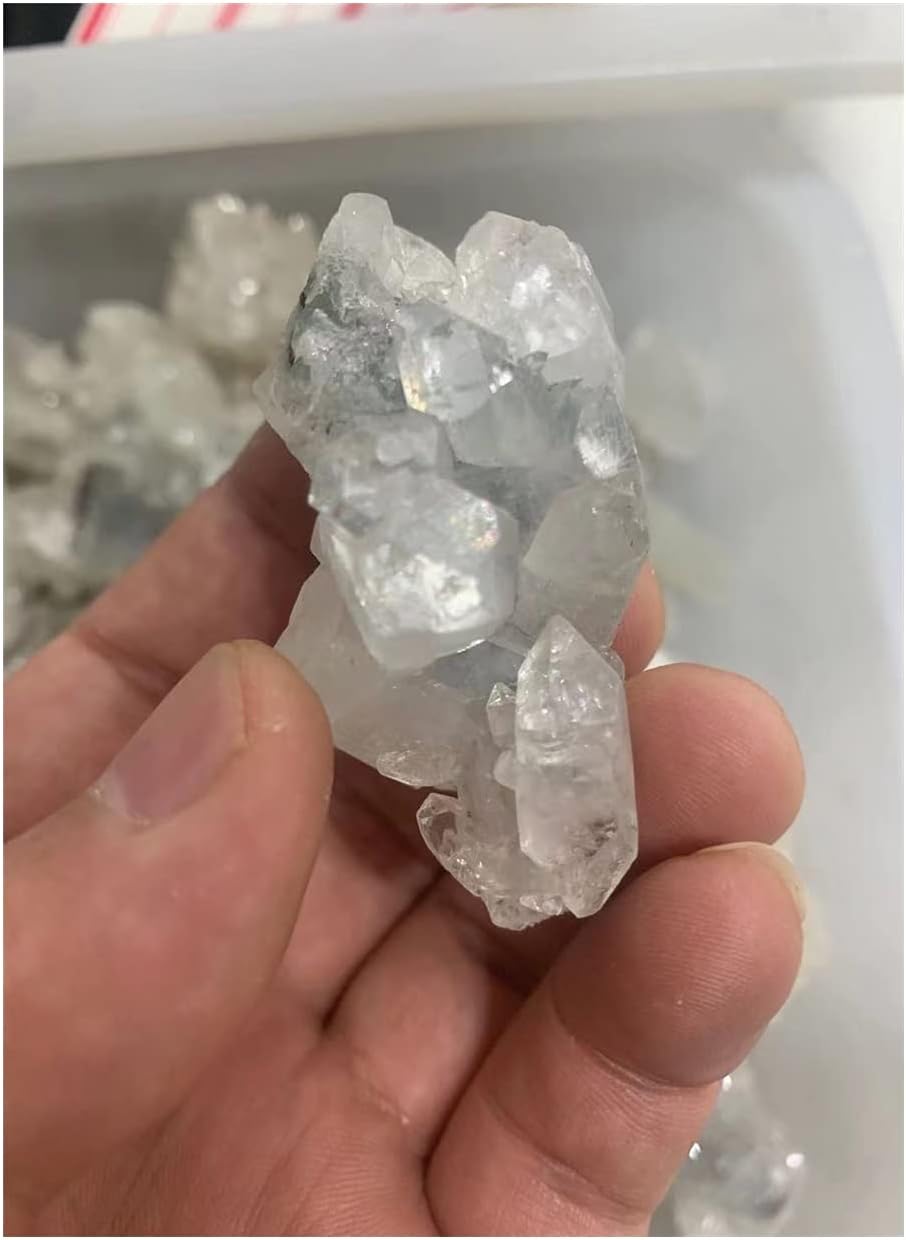 White Natural Fisheye Crystal Cluster for Home Decor