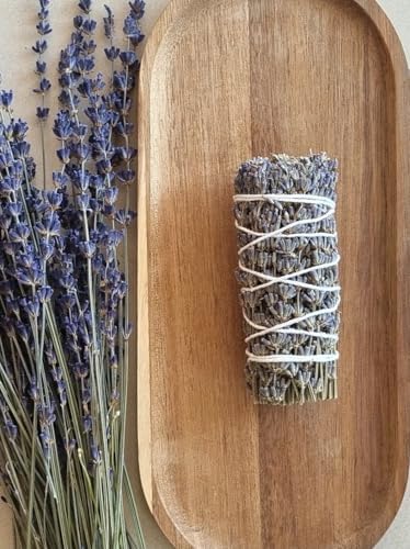 Organic Lavender Smudge Sticks 10cm