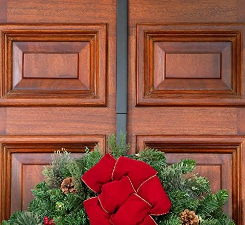 Haute Decor Adjustable Wreath Hanger Matte Black