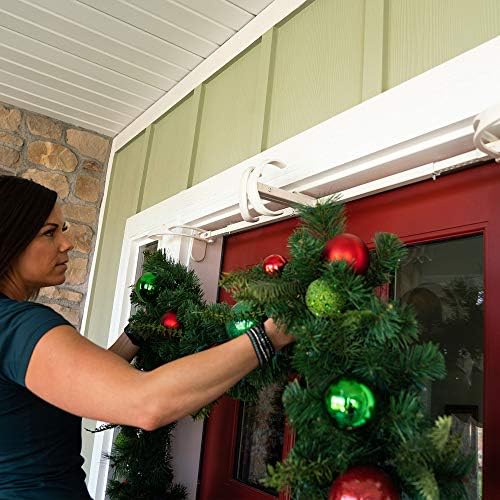 Front Door Garland Hanger - Adjustable for Different Door Widths