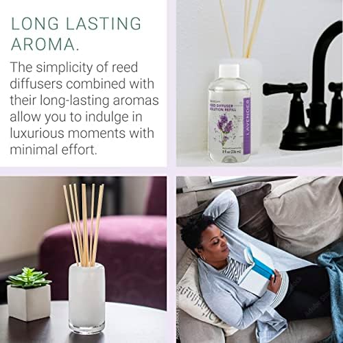 SpaRoom Reed Diffuser Oil Refill Lavender Scent 8oz