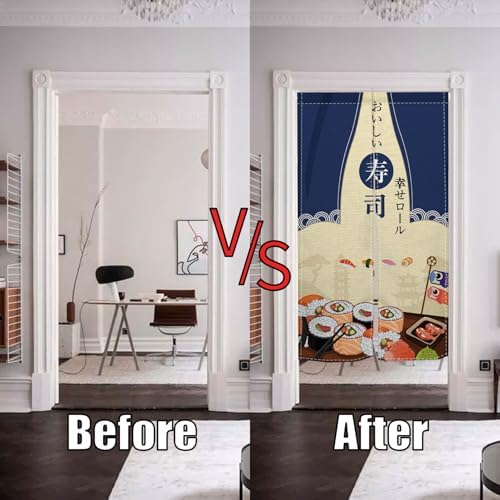Japanese Noren Door Curtain 34x60 Inches 1