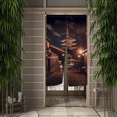 Leowefowa Japanese Noren Door Curtain 34 x 48
