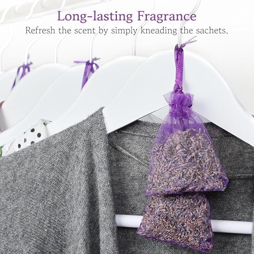 Lavender Sachets for Closets and Drawers - Pack of 20
