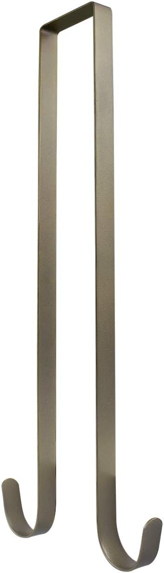 15 Inches Double Sided Wreath Door Hanger with Bronze Hooks