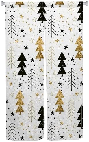 Japanese Noren Door Curtain 34x60 Inches Cotton Linen