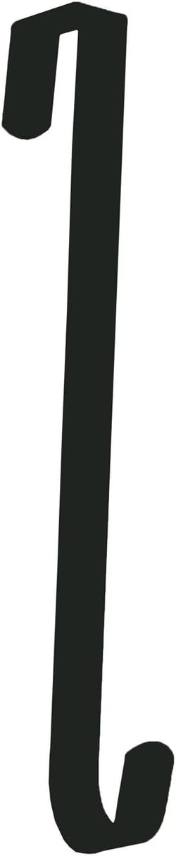 Dobar Over The Door Wreath Hanger 11 Inch Black