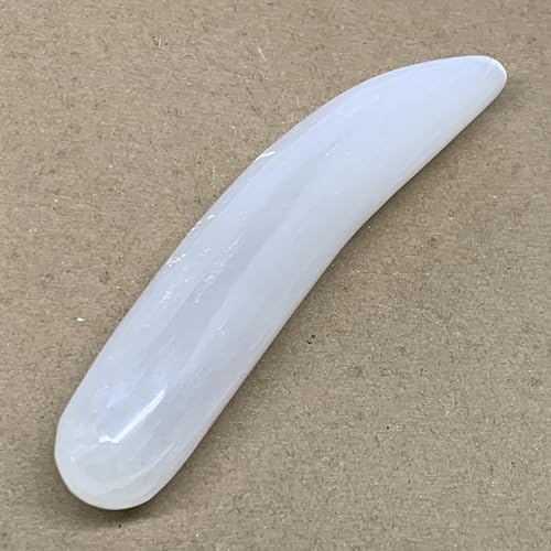 Natural Solid Selenite Crystal Wand Polished