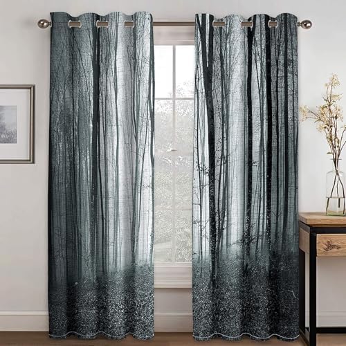 Homxi 2 Panel Blackout Curtain Set for Living Room