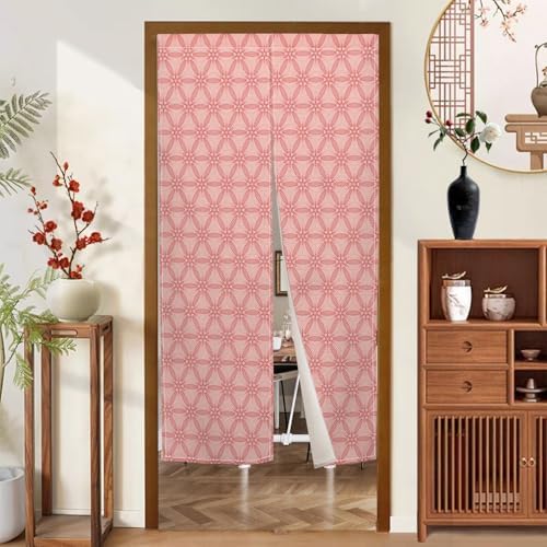 Blooming Flowers Door Tapestry Japanese Noren Curtain 34x60