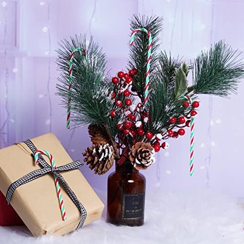 30 Pcs Christmas Candy Cane Ornament Set
