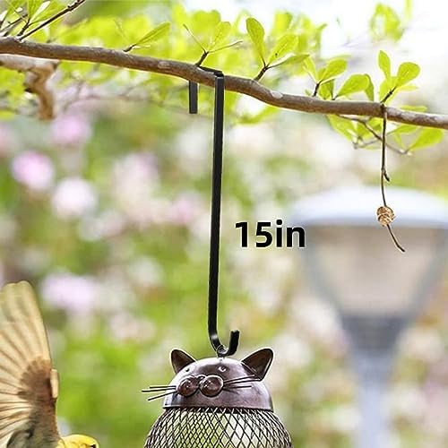 15 Inch Heavy Duty Metal Wreath Hanger Black 1Pcs