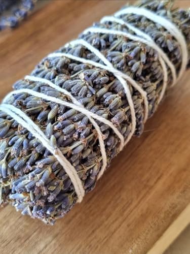 Organic Lavender Smudge Sticks 10cm