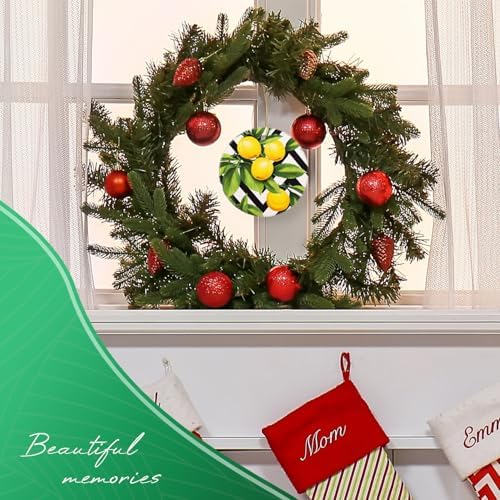 Lemon Yellow Limon Fruits Hanging Christmas Ornament