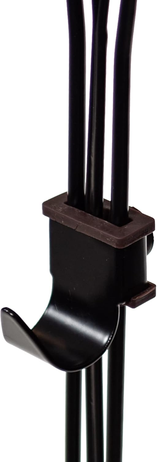 Front Door Wreath Hanger - Antler Design Adjustable Hook Black Cast Iron