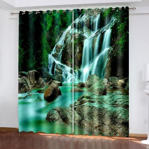 Homxi 2 Panel Blackout Curtains for Dining Room