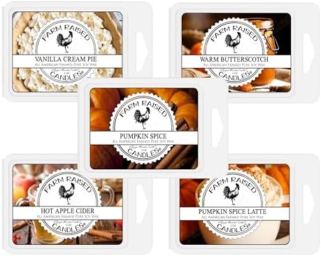 Farm Raised Candles 5-Pack Soy Wax Melts
