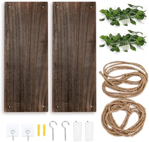 No Drill Floating Shelves for Wall Set of 2