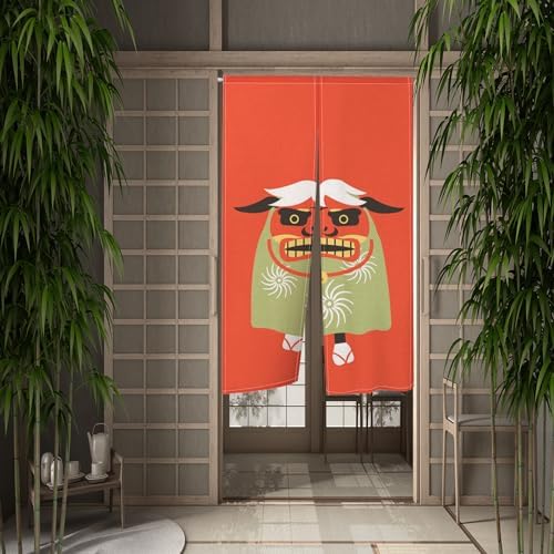 Traditional Japanese Noren Door Curtain 34x48 Inch