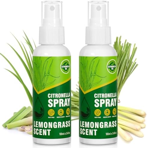 DERDUFT Citronella Spray 200ml DEET-Free Natural Scent