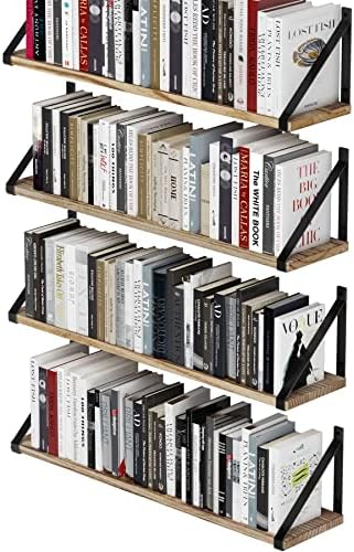 Wallniture Bora Floating Shelves 24x6 Set of 4