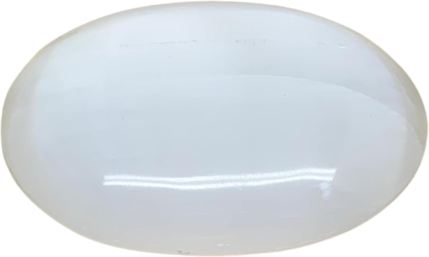 WatanGems 066 lbs Large Selenite Palm-Stone Crystal Pillow Shape