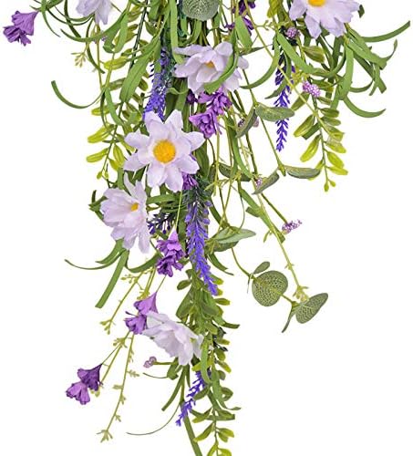 MGQ Spring Summer Teardrop Wreath Artificial Floral Swag