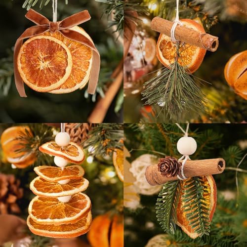 Amyhill 10 Pcs Dried Orange Slice Christmas Ornaments