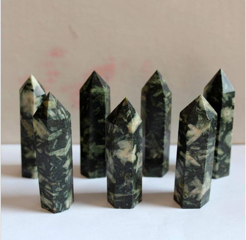 Chrysanthemum Healing Crystal Faceted Wand Pack of 2