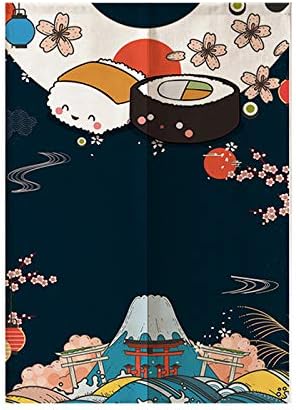 MYRU Fuji Mountain Noren Japanese Curtain Panel