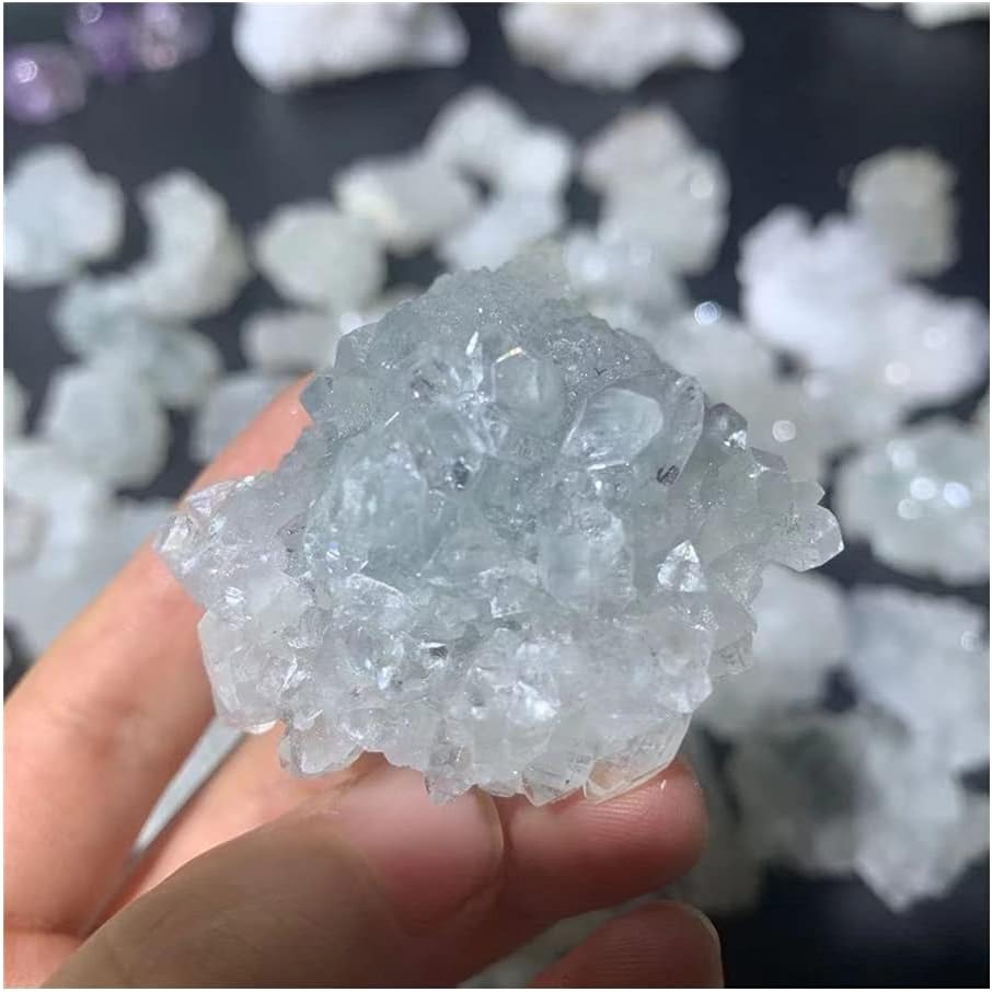 White Natural Fisheye Crystal Cluster for Home Decor