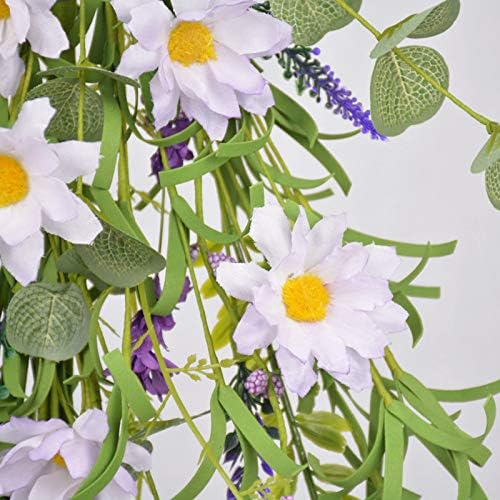 MGQ Spring Summer Teardrop Wreath Artificial Floral Swag