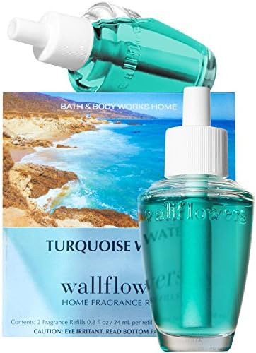 Bath Body Works Turquoise Waters Wallflowers 2 Refill Bulbs