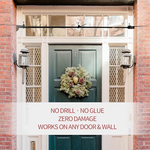 Adjustable Christmas Door Garland Hanger - Heavy Duty No Drilling