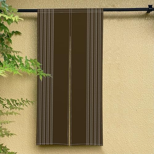 Japanese Noren Door Curtain Long Style 34x60 White