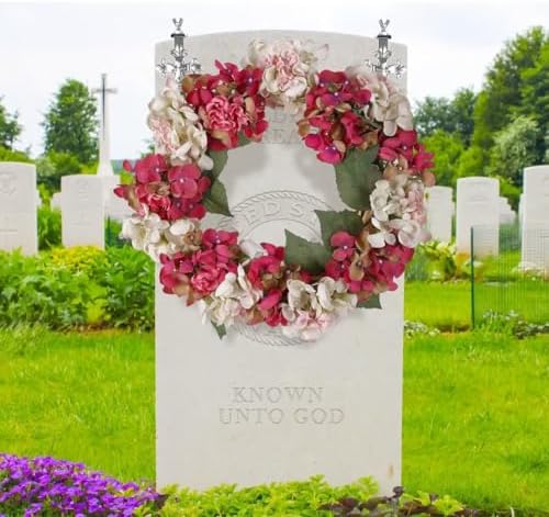 Adjustable Christmas Headstone Wreath Hanger - 2 Pack
