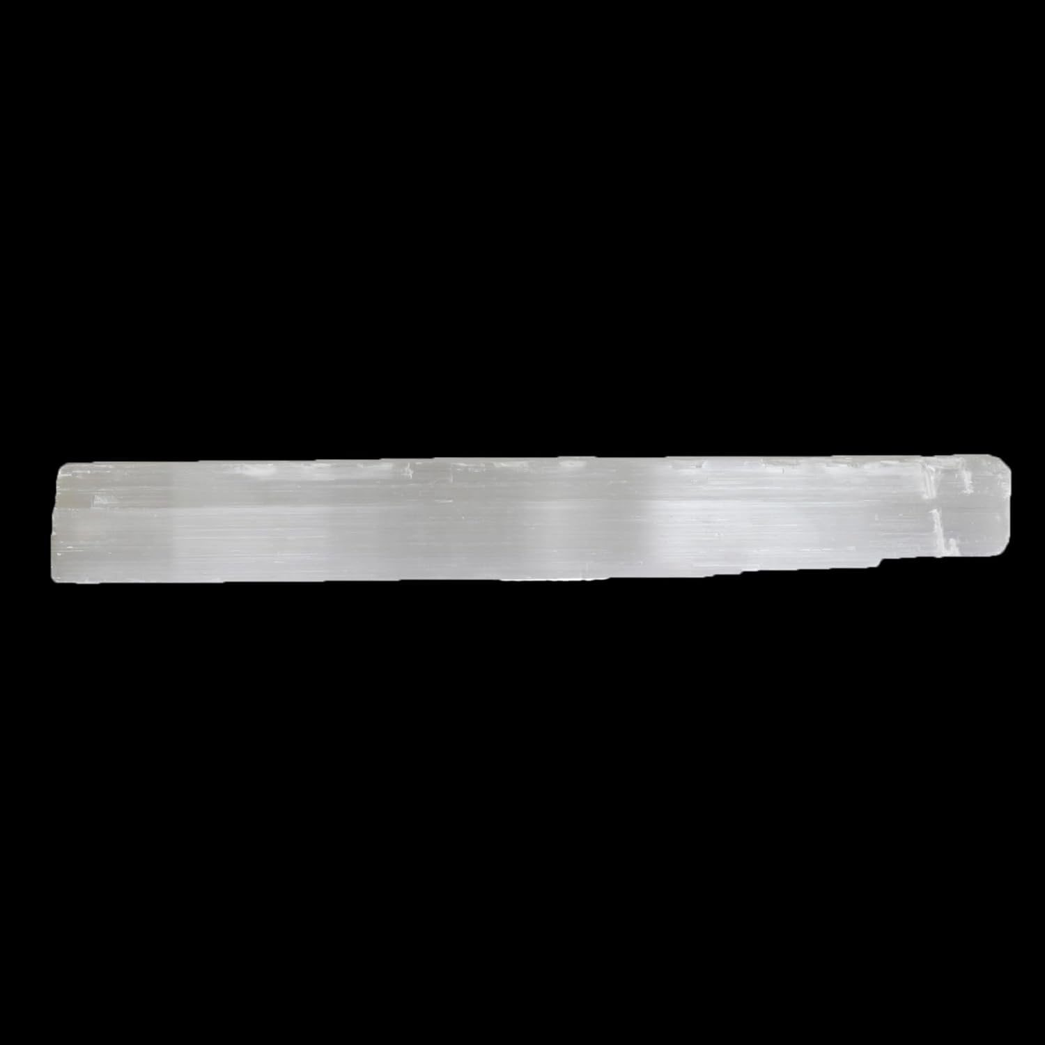 REAL GEMS Natural Selenite Rod 344 Grams Healing Crystal