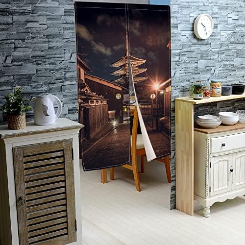 Leowefowa Japanese Noren Door Curtain 34 x 48