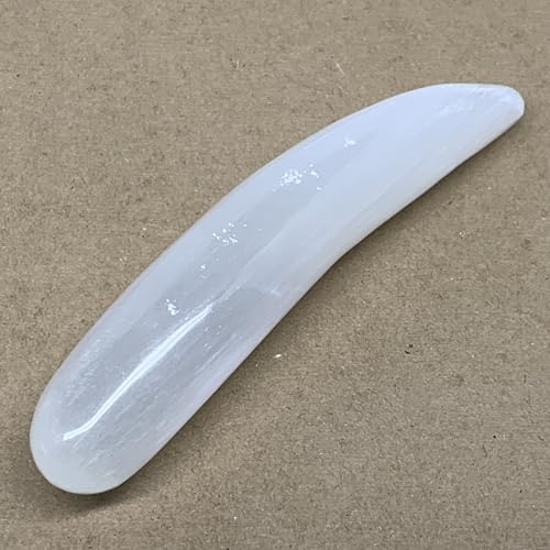 Natural Selenite Crystal Wand Polished 7x14 063 Lbs B36495
