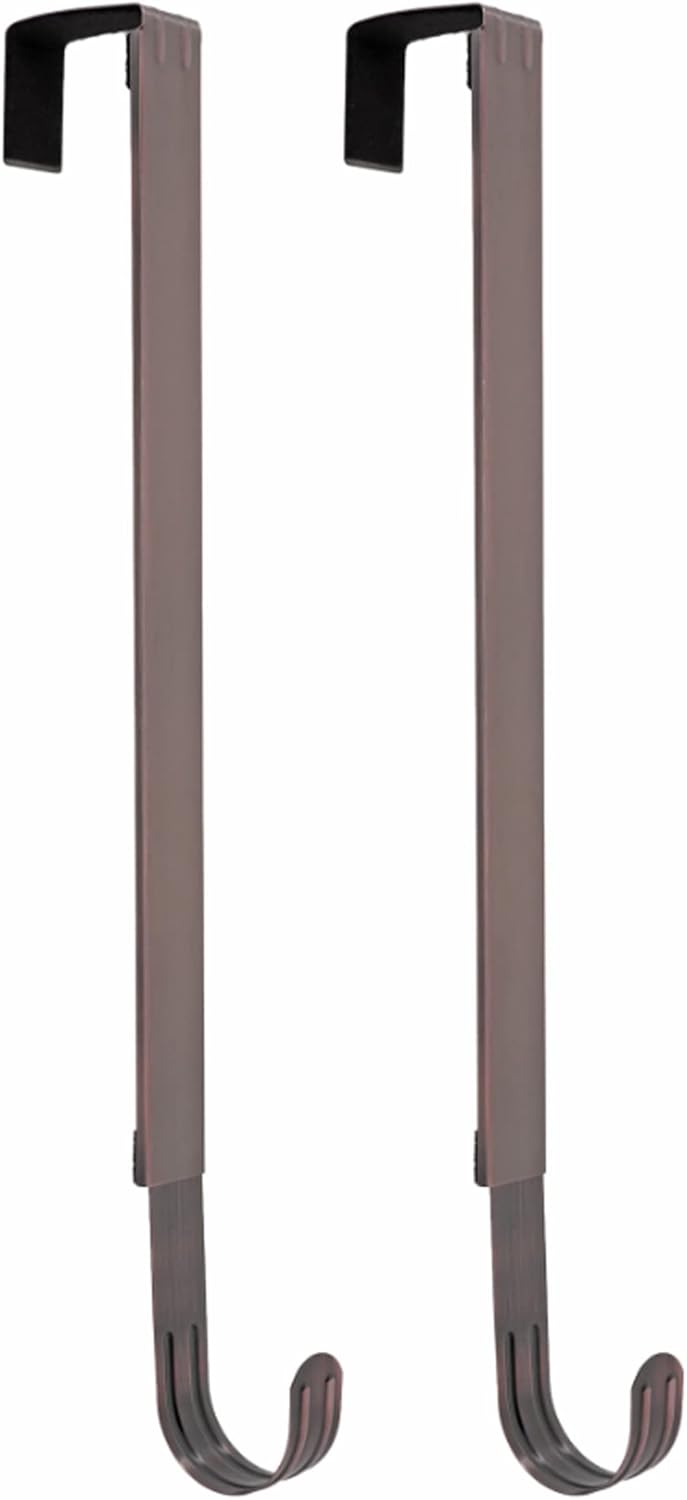 Haute Decor Adjustable Wreath Hanger 2 Pack Bronze