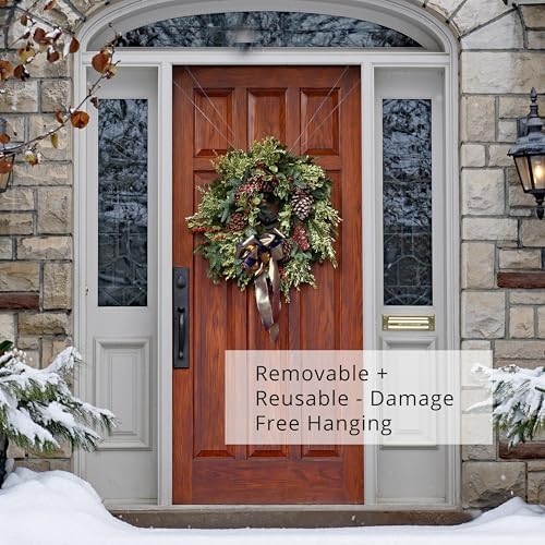 Zip n Hang Xtra Wreath Hanger for Glass Doors 3 Pack