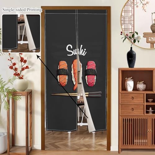 Traditional Japanese Noren Curtain for Wall Privacy Divider