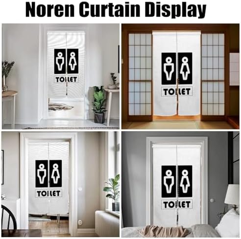Japanese Noren Door Curtain for Privacy Partition Divider Panel