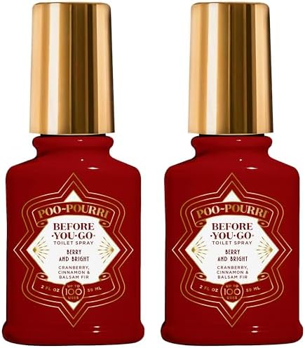 Poo-Pourri Berry and Bright Toilet Spray Pack of 2